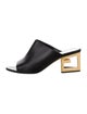 Givenchy Signature Logo Leather Slides