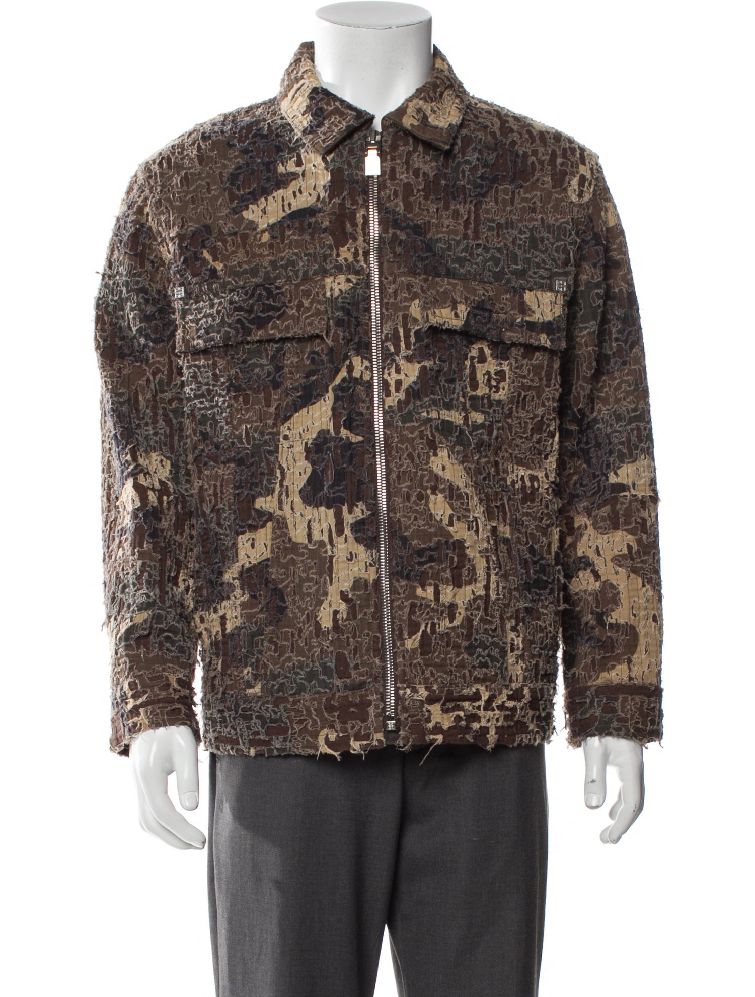 Givenchy Animal Print Trucker Jacket