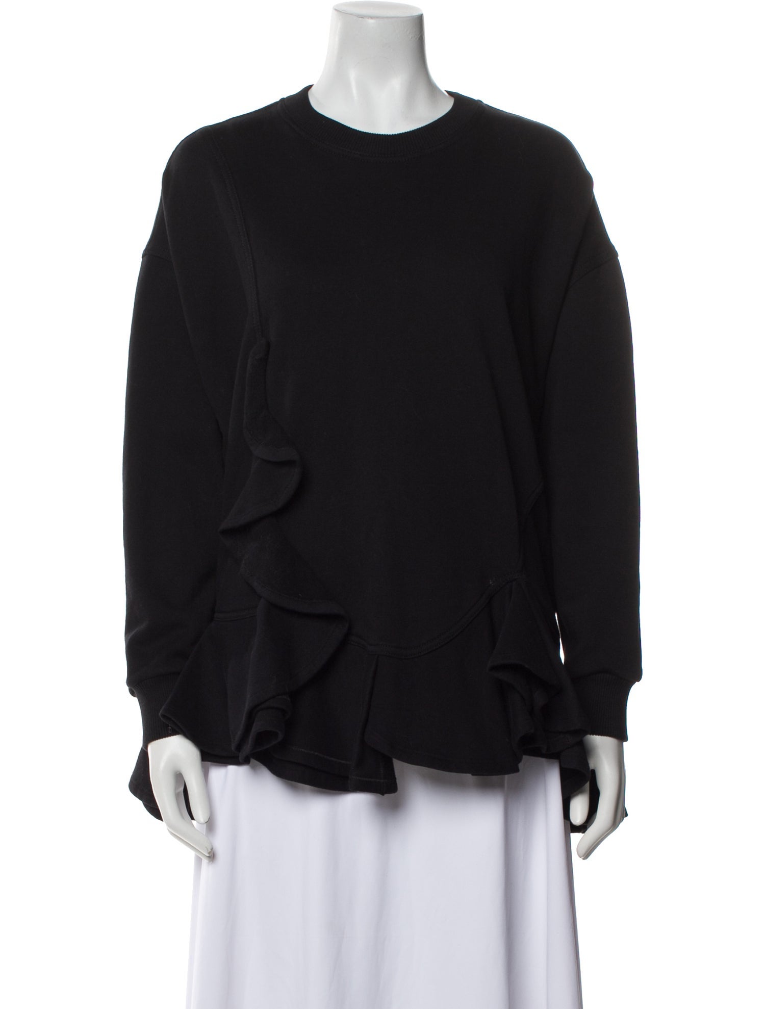 Givenchy Crew Neck Long Sleeve Blouse