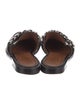 Givenchy Leather Chain-Link Accents Mules
