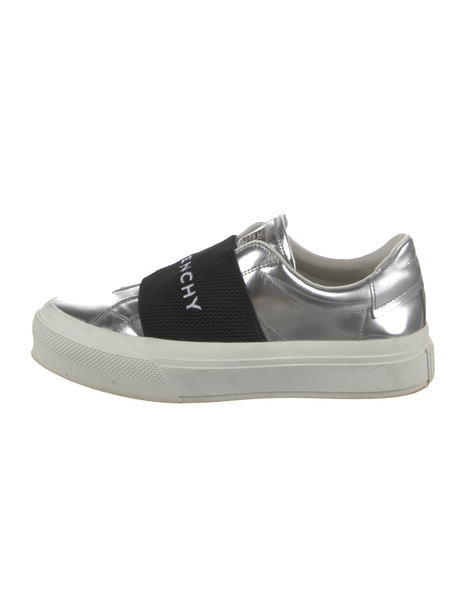 Givenchy Leather Embroidered Accent Sneakers