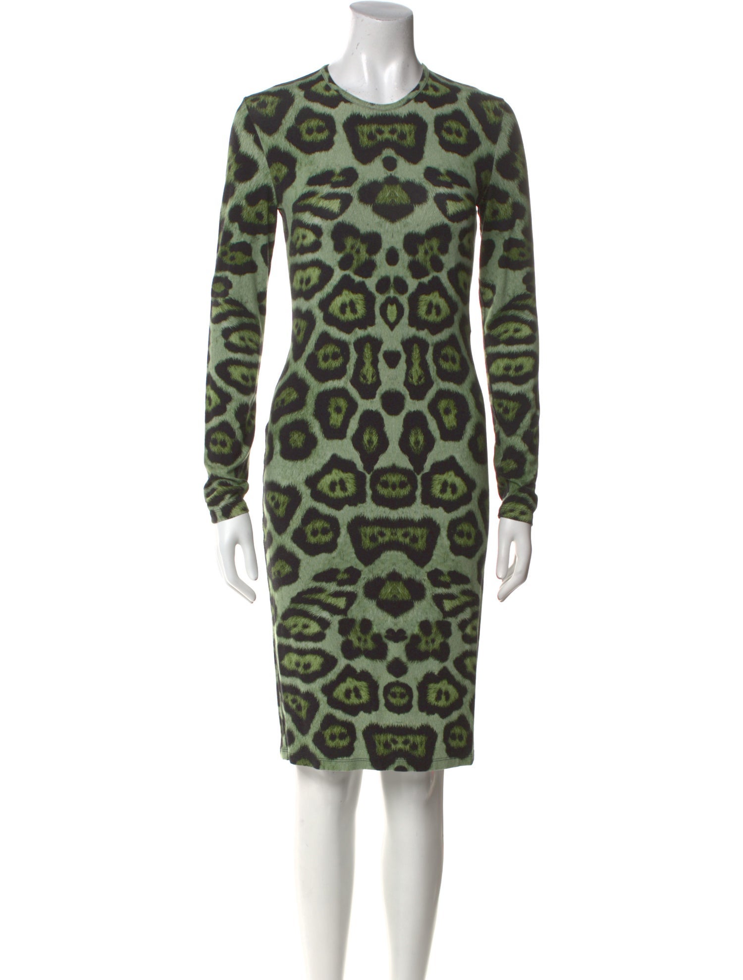 Givenchy Animal Print Knee-Length Dress
