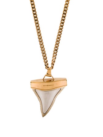 Givenchy Large Shark Tooth Pendant Necklace