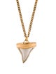 Givenchy Large Shark Tooth Pendant Necklace