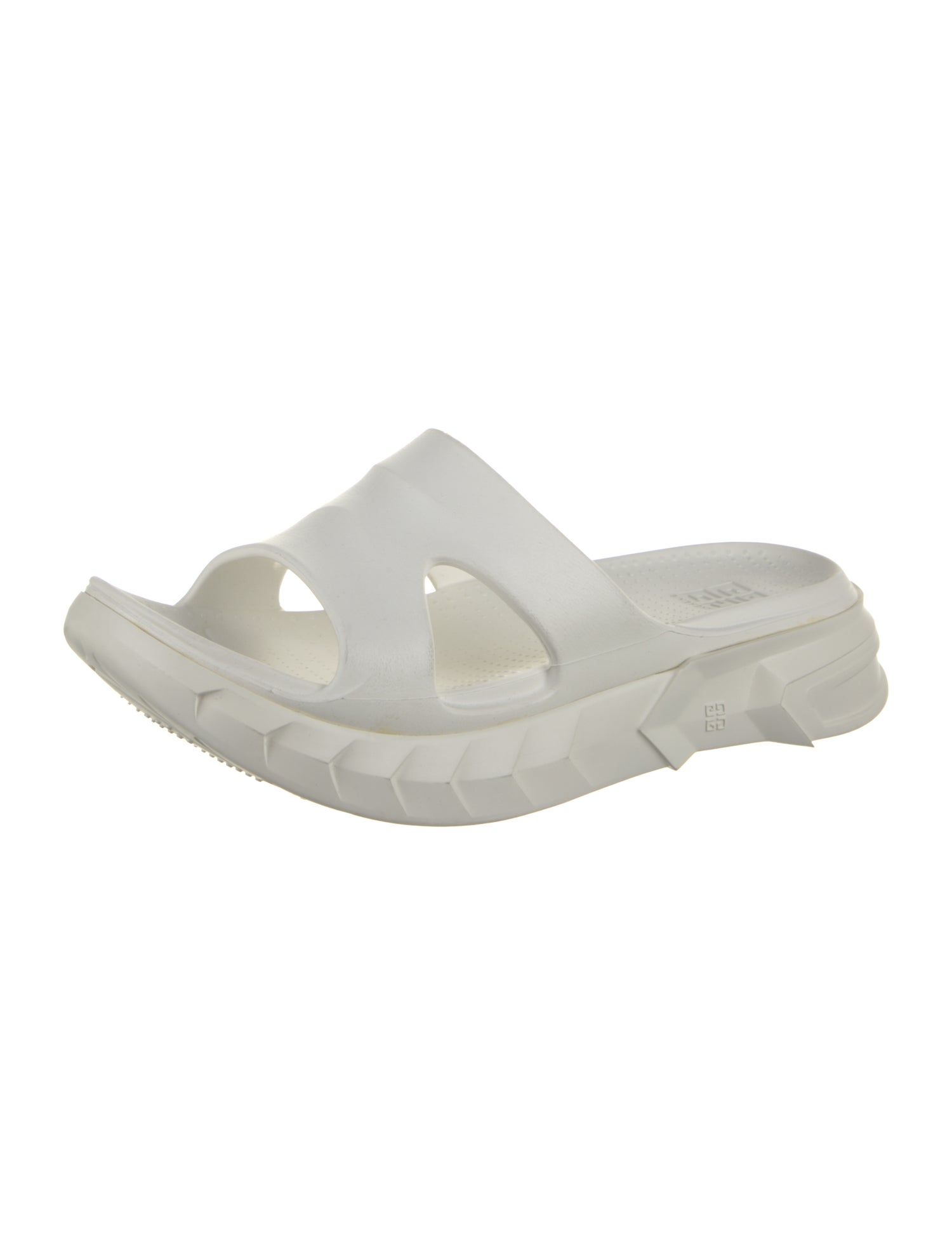 Givenchy Rubber Cutout Accent Slides