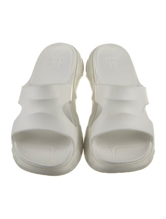Givenchy Rubber Cutout Accent Slides