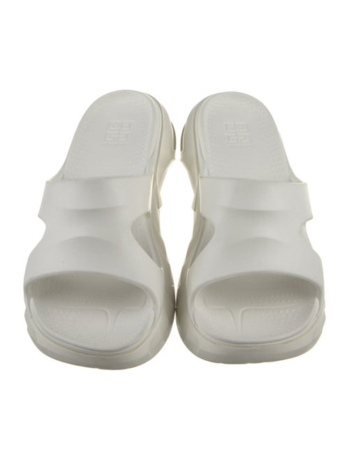Givenchy Rubber Cutout Accent Slides