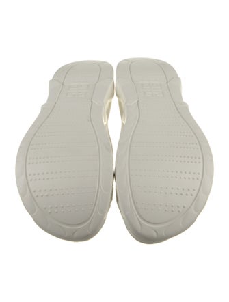 Givenchy Rubber Cutout Accent Slides