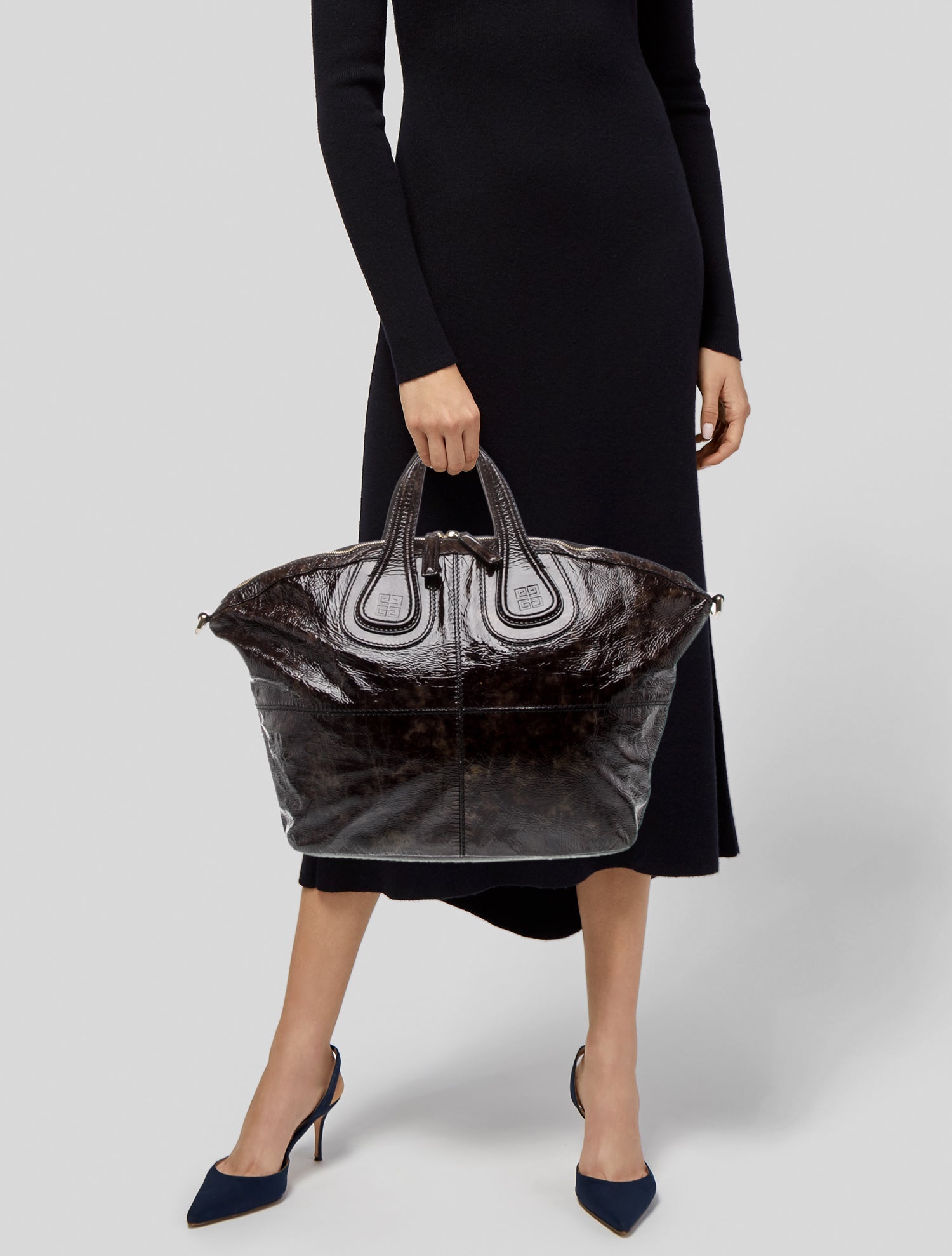 Givenchy Patent Leather Nightingale Large