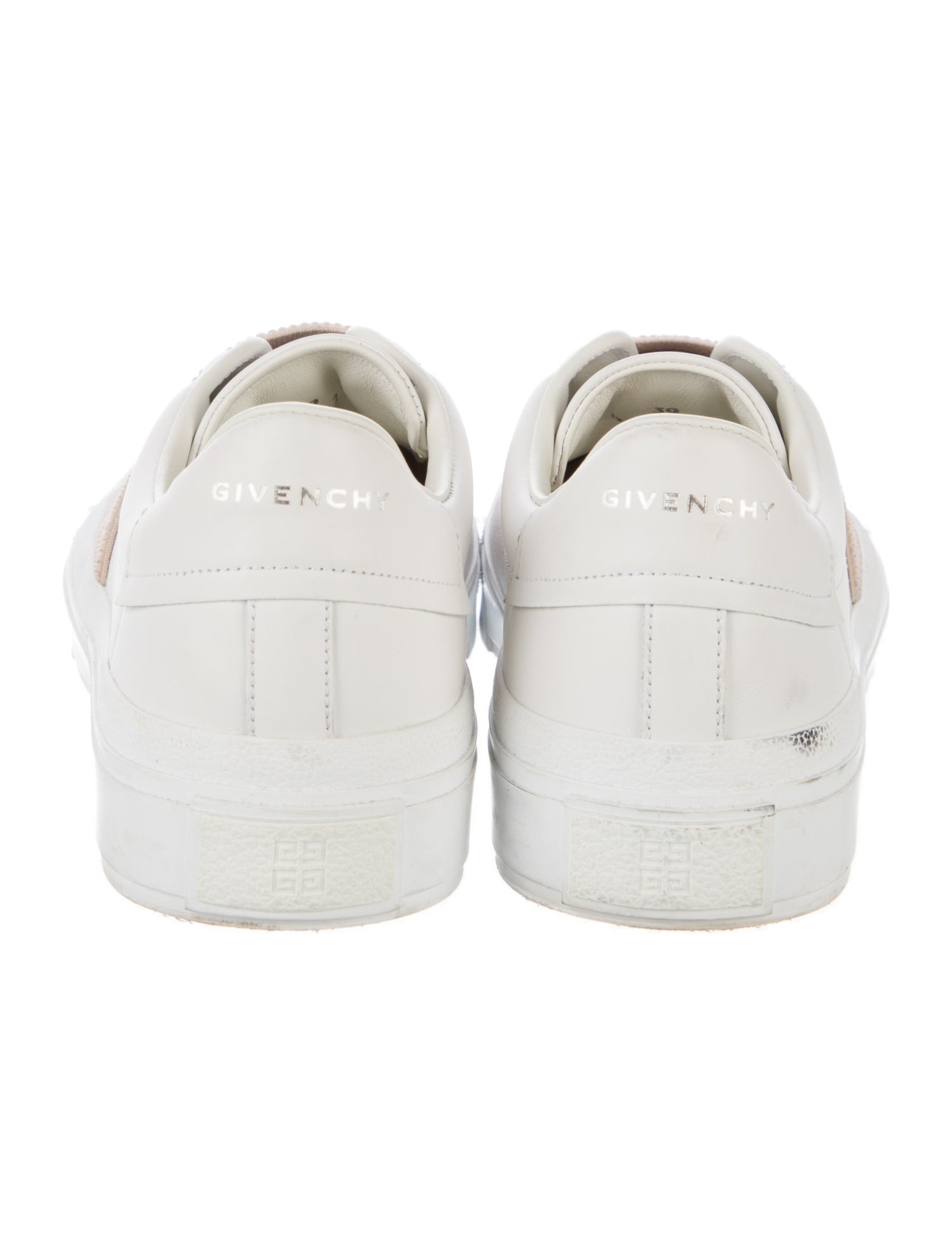 Givenchy Leather Graphic Print Sneakers