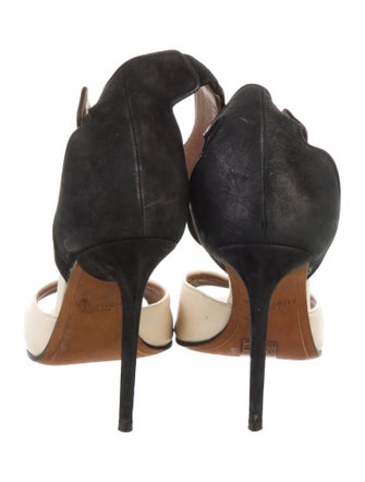 Givenchy Leather Colorblock Pattern Sandals