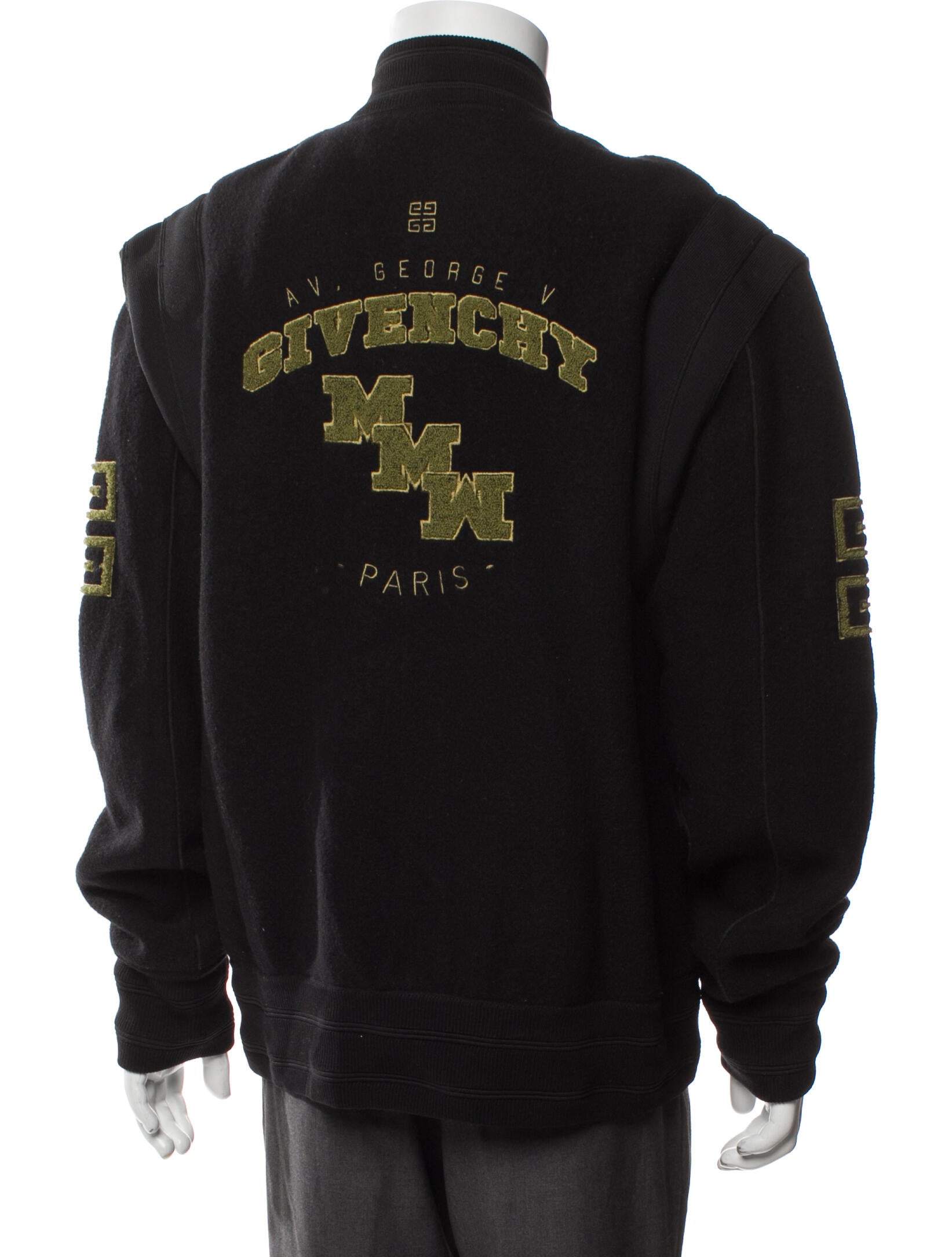 Givenchy Wool Graphic Print Varsity Jacket