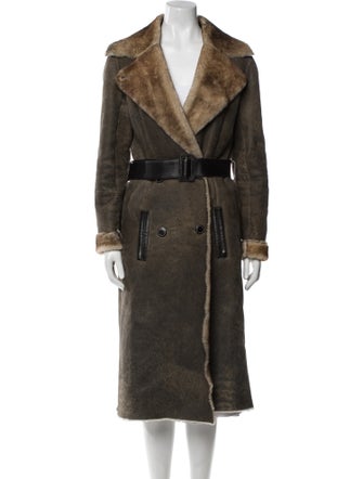 Givenchy Shearling Trench Coat