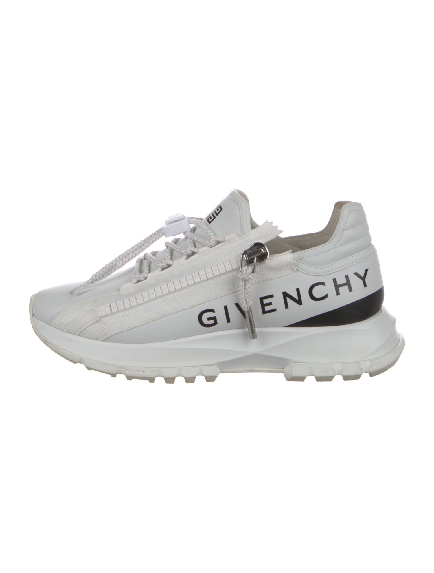 Givenchy Leather Graphic Print Sneakers
