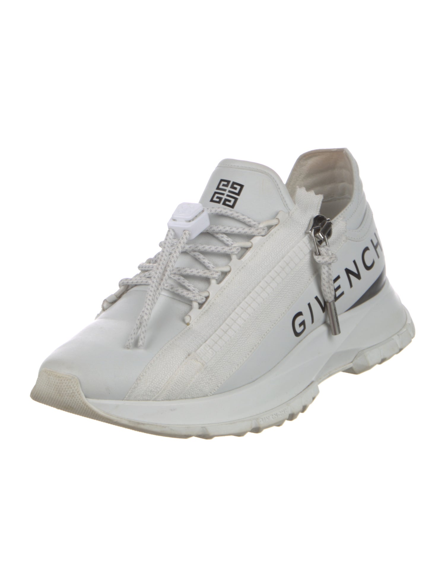 Givenchy Leather Graphic Print Sneakers