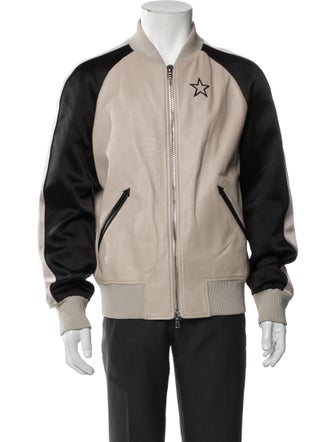 Givenchy Colorblock Pattern Bomber Jacket