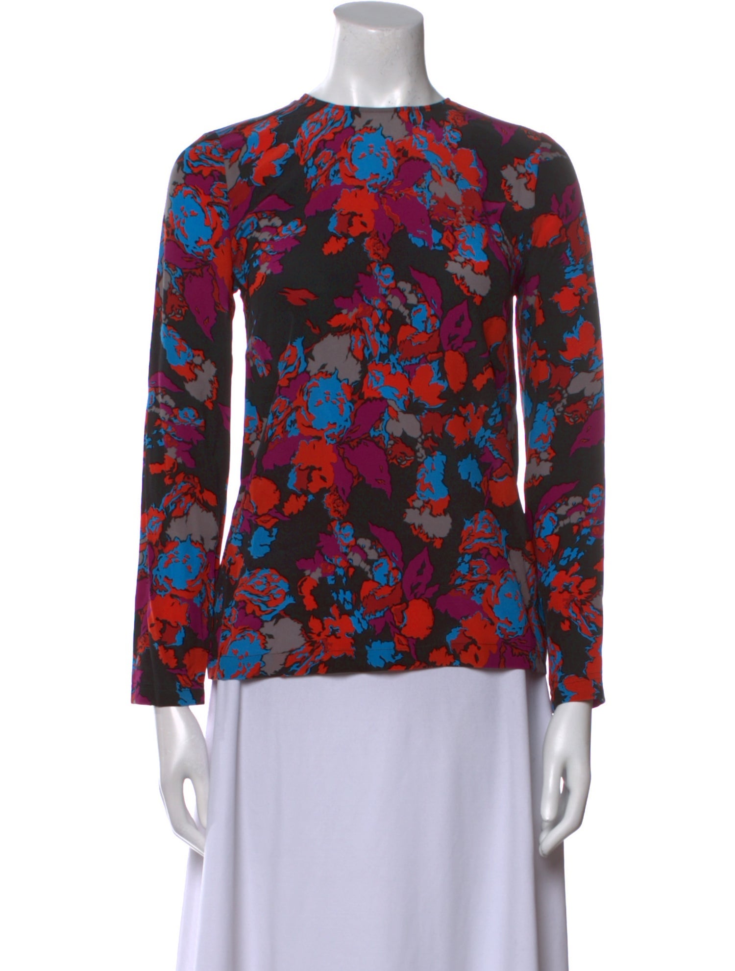 Givenchy Silk Floral Print Blouse