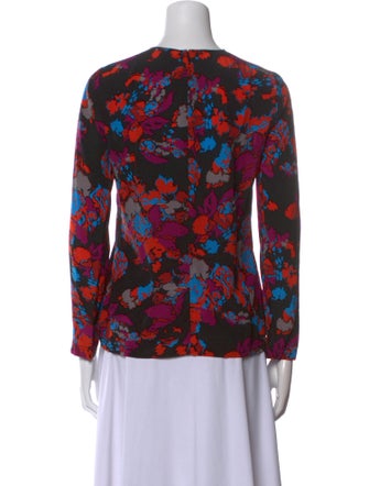 Givenchy Silk Floral Print Blouse