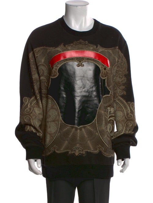 Givenchy Graphic Print Crew Neck Sweatshirt