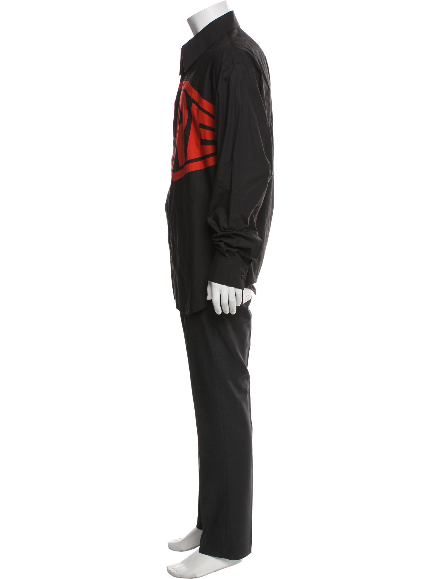 Givenchy Graphic Print Long Sleeve Shirt