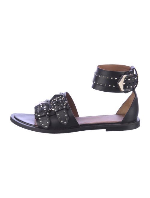 Givenchy Leather Studded Accents Sandals