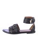 Givenchy Leather Studded Accents Sandals