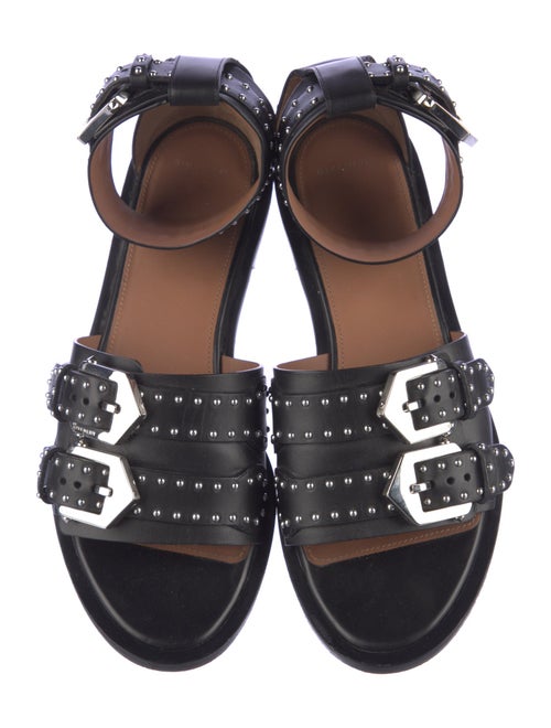 Givenchy Leather Studded Accents Sandals