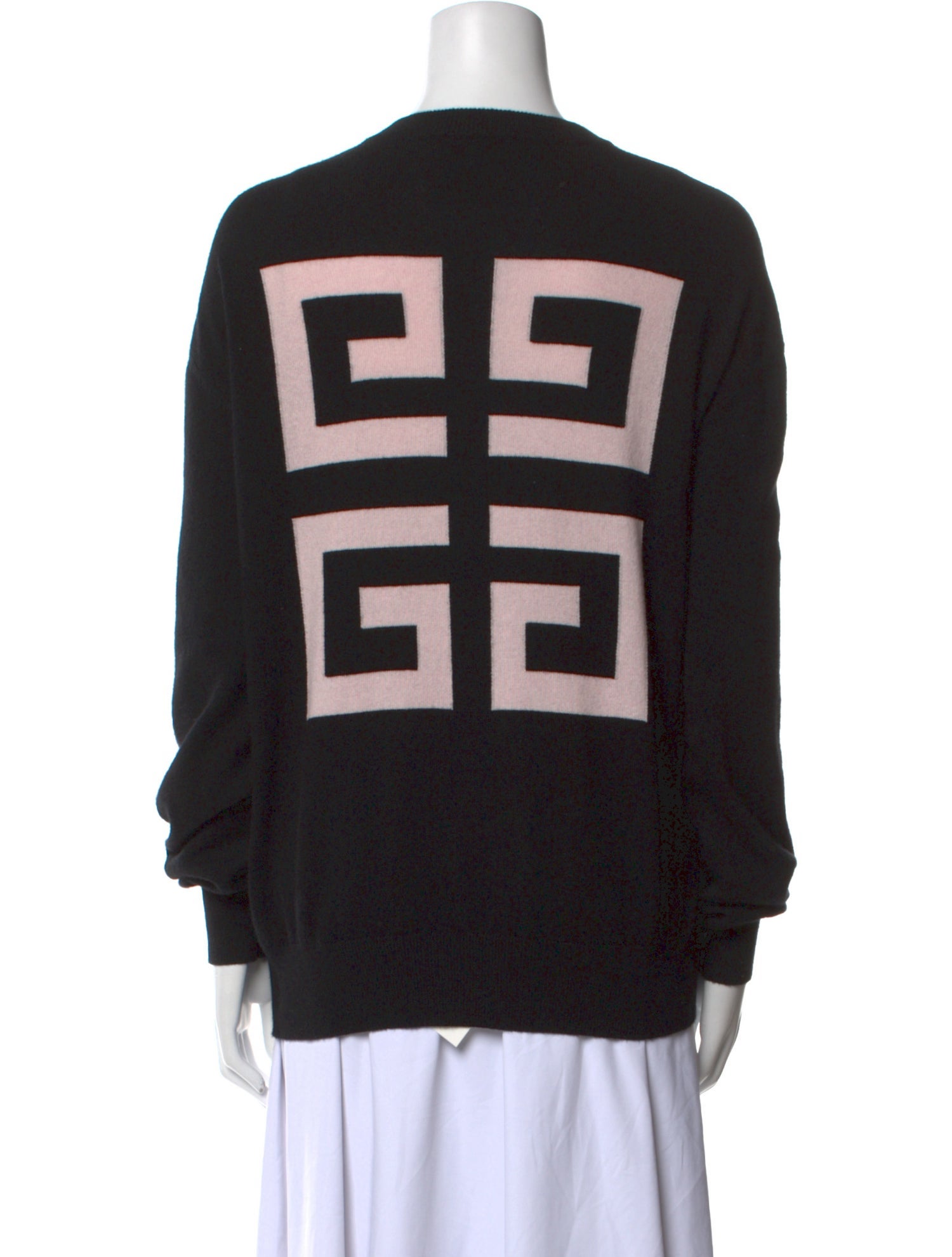 Givenchy Cashmere Graphic Print Sweater