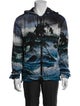 Givenchy Graphic Print Puffer Coat