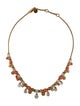 Givenchy Crystal,Resin & Wood Collar Necklace