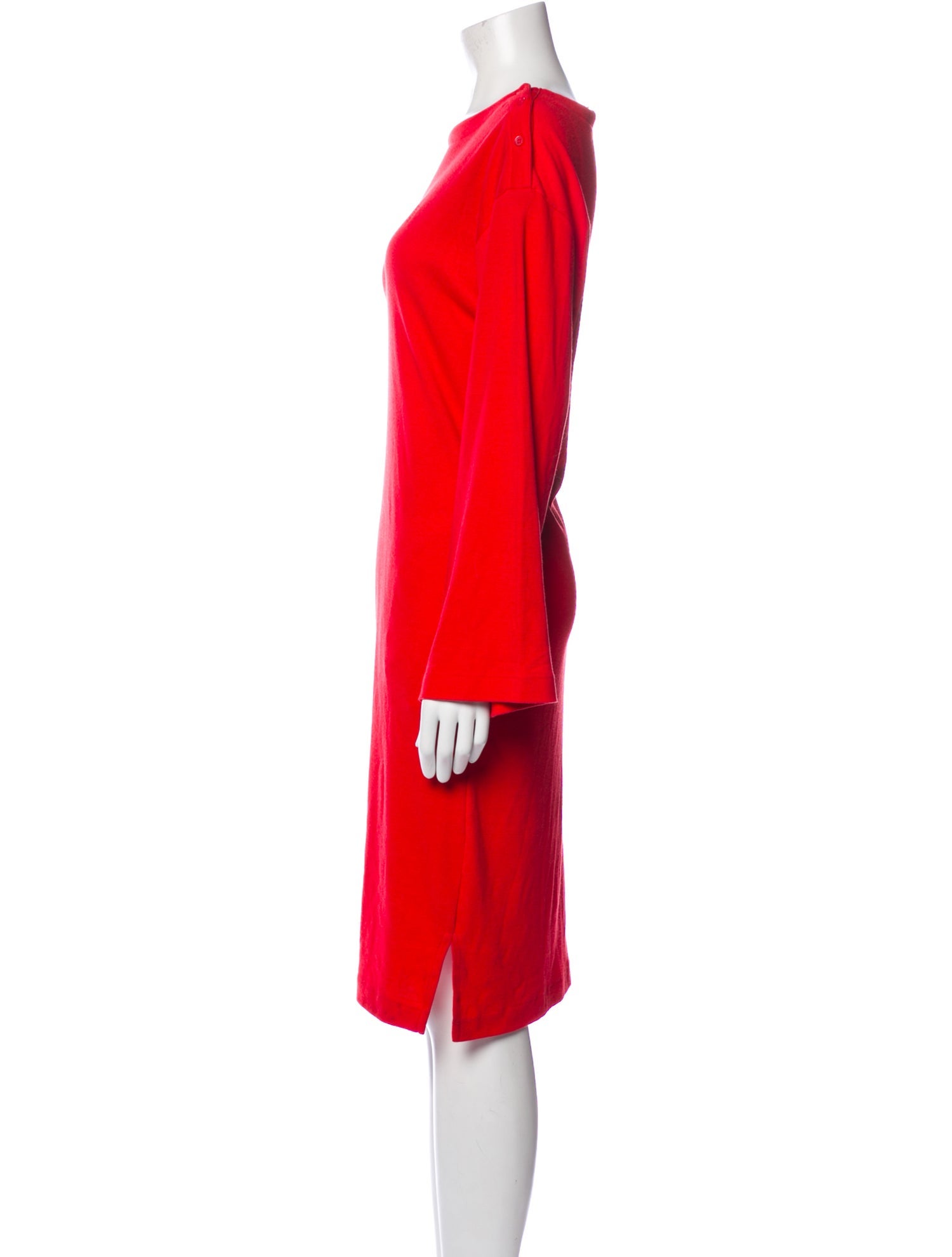 Givenchy Bateau Neckline Knee-Length Dress