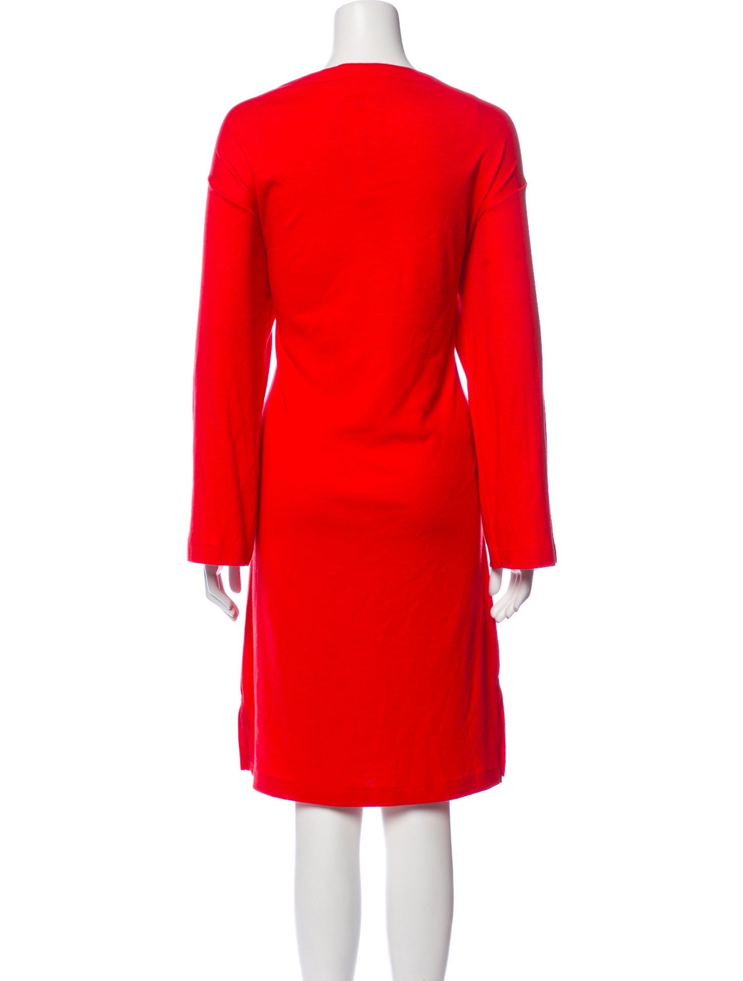 Givenchy Bateau Neckline Knee-Length Dress