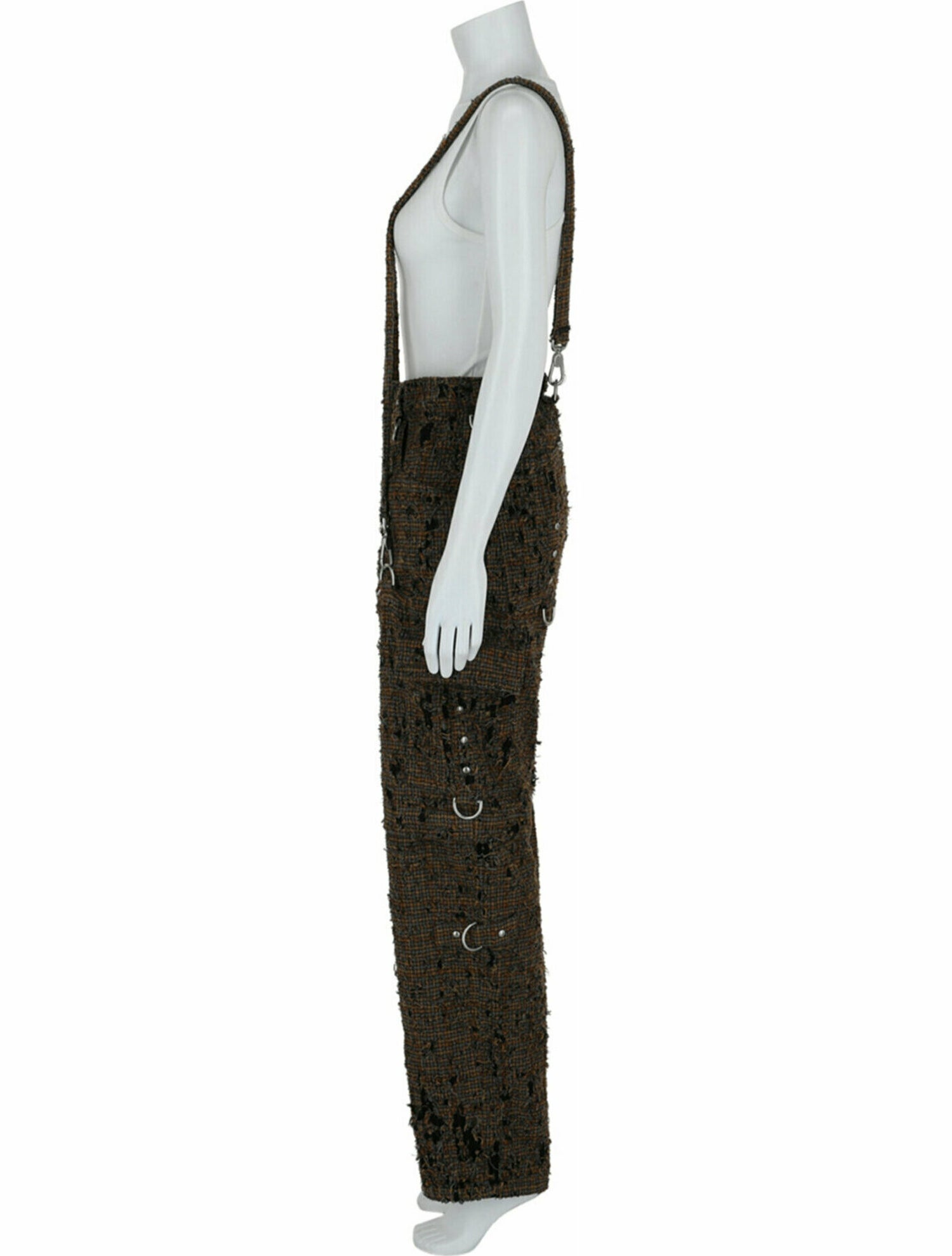 Givenchy Tweed Pattern Overalls w/ Tags