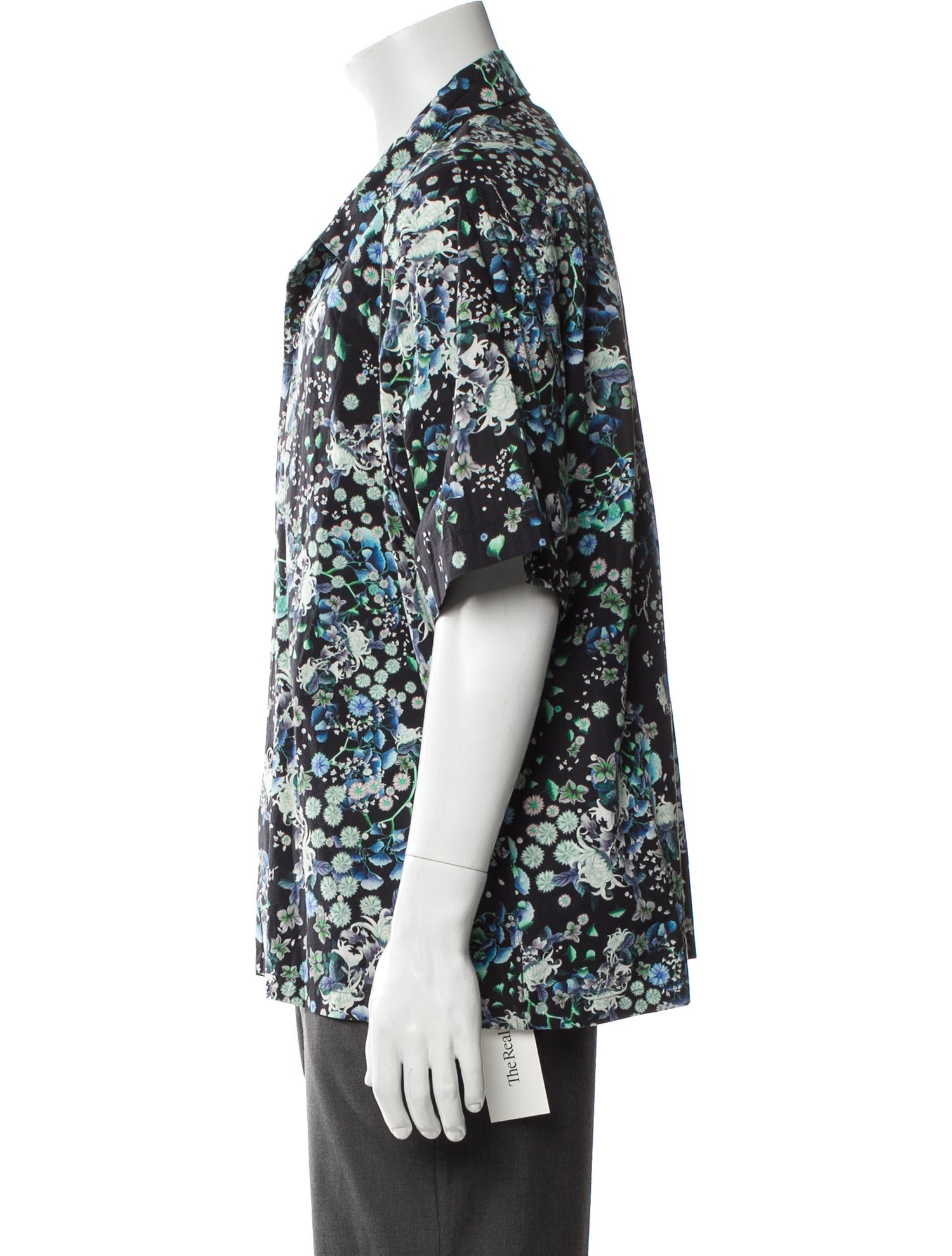 Givenchy Floral Print Short Sleeve Shirt