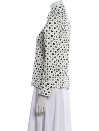 Givenchy Silk Printed Button-Up Top