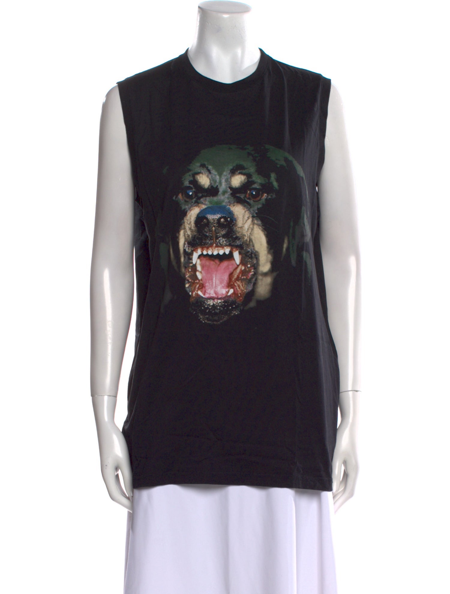 Givenchy Graphic Print Crew Neck Top