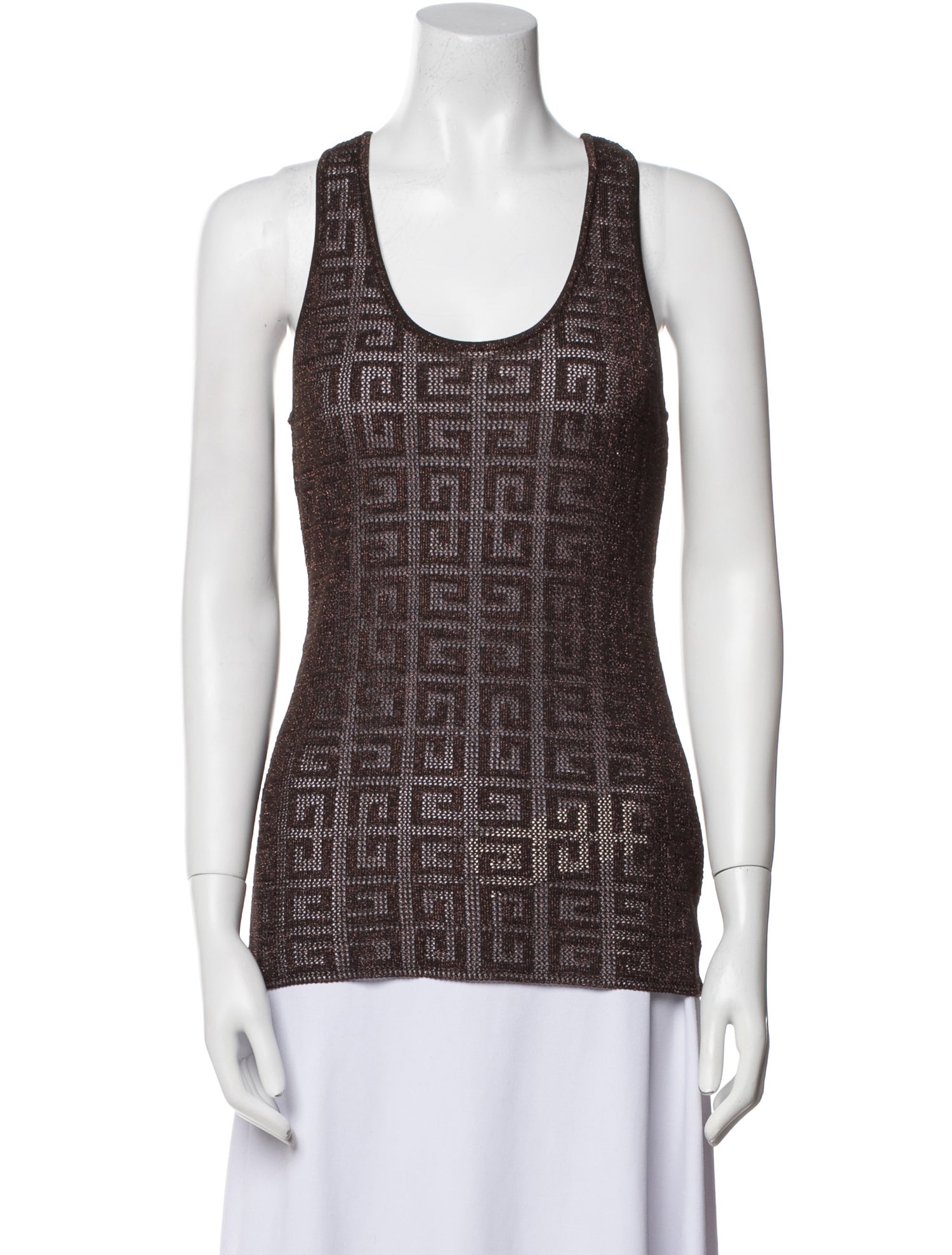 Givenchy Scoop Neck Sleeveless Top