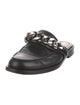 Givenchy Leather Chain-Link Accents Mules