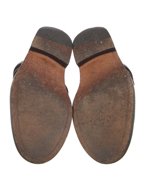 Givenchy Leather Chain-Link Accents Mules