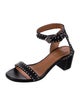 Givenchy Leather Studded Accents Sandals