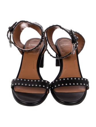 Givenchy Leather Studded Accents Sandals