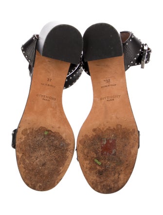 Givenchy Leather Studded Accents Sandals