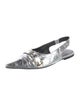 Givenchy Leather Slingback Flats