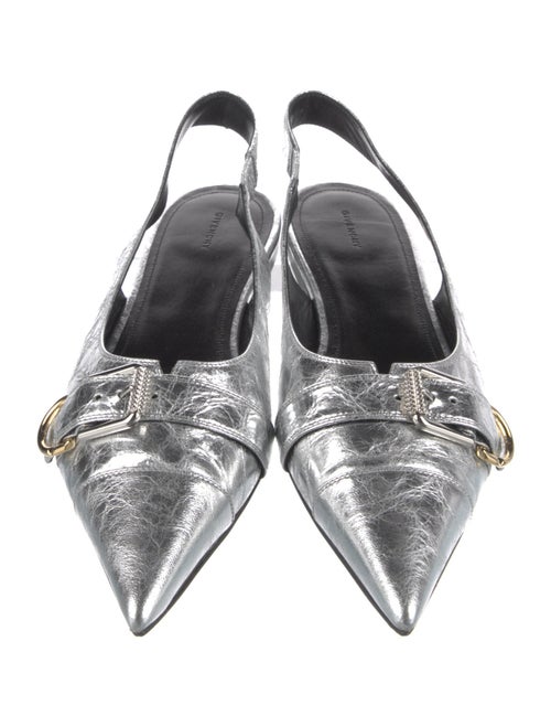 Givenchy Leather Slingback Flats