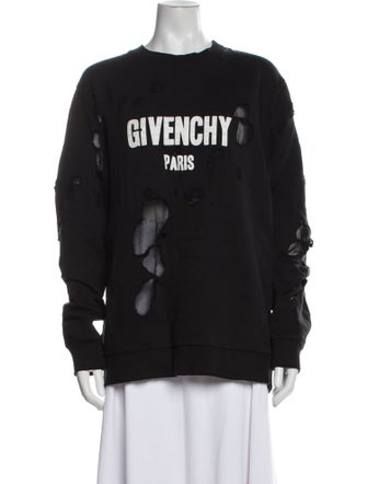 Givenchy Graphic Print Crew Neck Sweatshirt