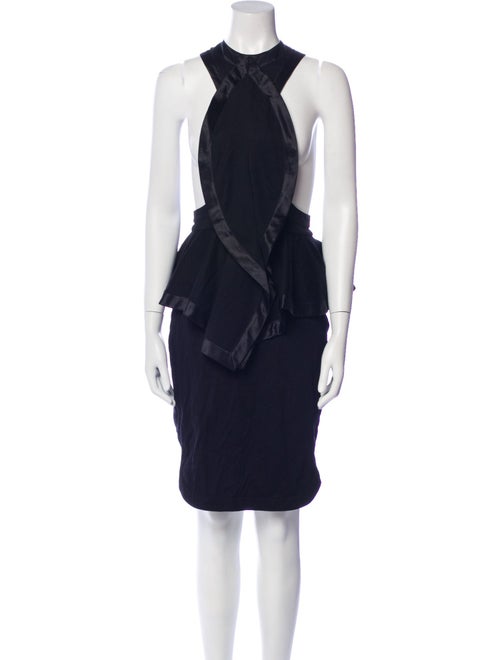 Givenchy Crew Neck Knee-Length Dress
