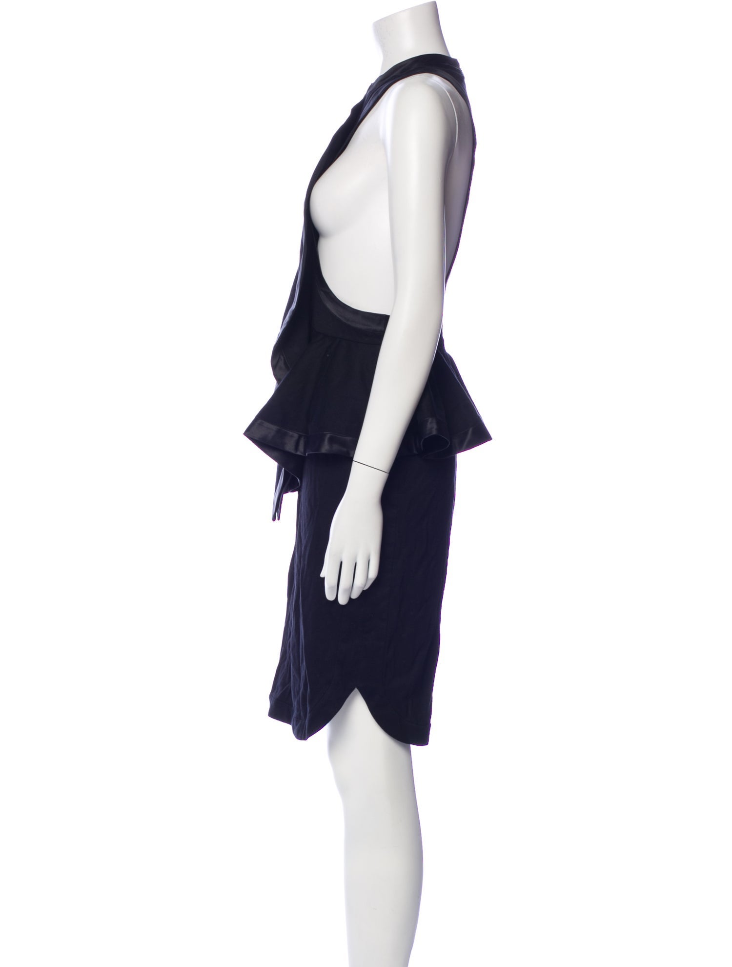 Givenchy Crew Neck Knee-Length Dress