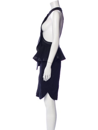 Givenchy Crew Neck Knee-Length Dress