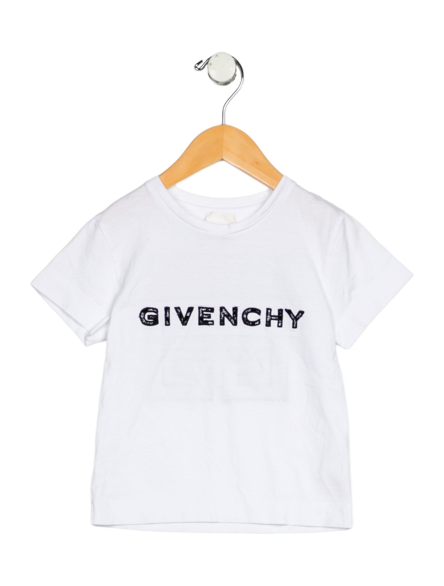 Givenchy Girls' Short Sleeve Embroidered Shirt
