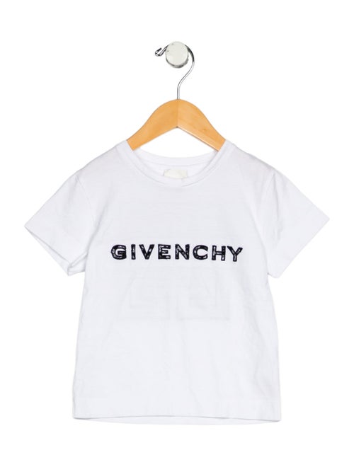 Givenchy Girls' Short Sleeve Embroidered Shirt